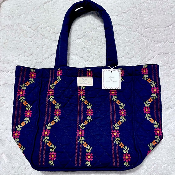 Sezane | Bag | Quilted Tote Bag • Sezane x Lucia Vergara - Picture 3 of 15